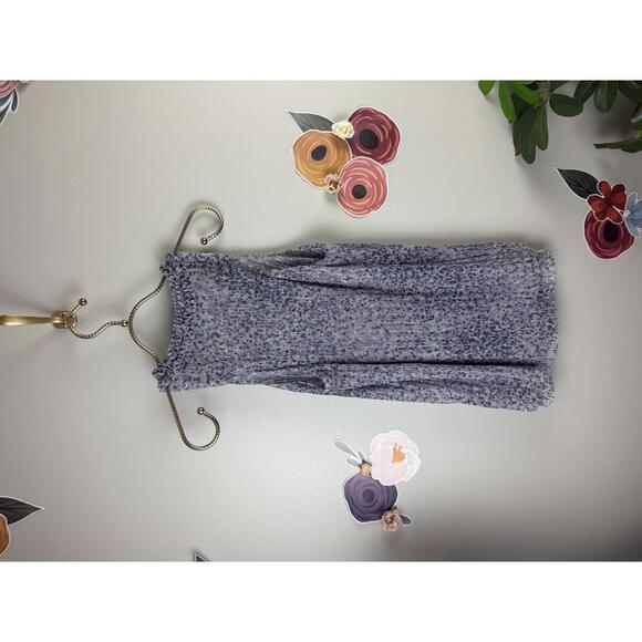 by Anthropologie Purple Shimmer Metallic Tank Top - Size - Small - Picture 3 of 5